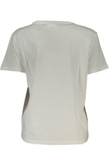 DESIGUAL T-SHIRT MANICHE CORTE DONNA BIANCO