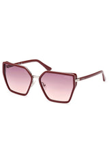 GUESS JEANS OCCHIALE DA SOLE DONNA ROSSO