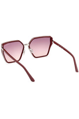 GUESS JEANS OCCHIALE DA SOLE DONNA ROSSO