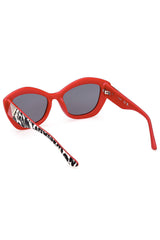 GUESS JEANS OCCHIALE DA SOLE DONNA ROSSO