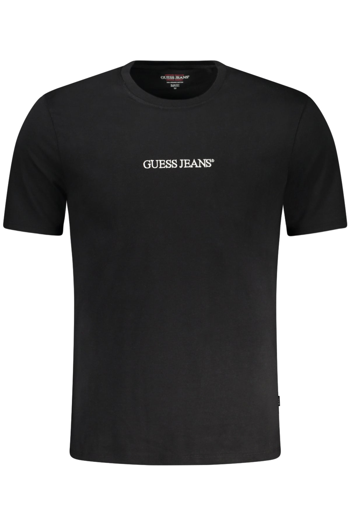 GUESS JEANS T-SHIRT MANICHE CORTE UOMO NERO