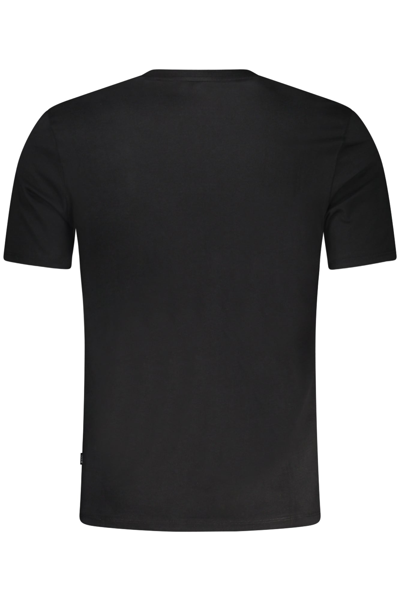 GUESS JEANS T-SHIRT MANICHE CORTE UOMO NERO