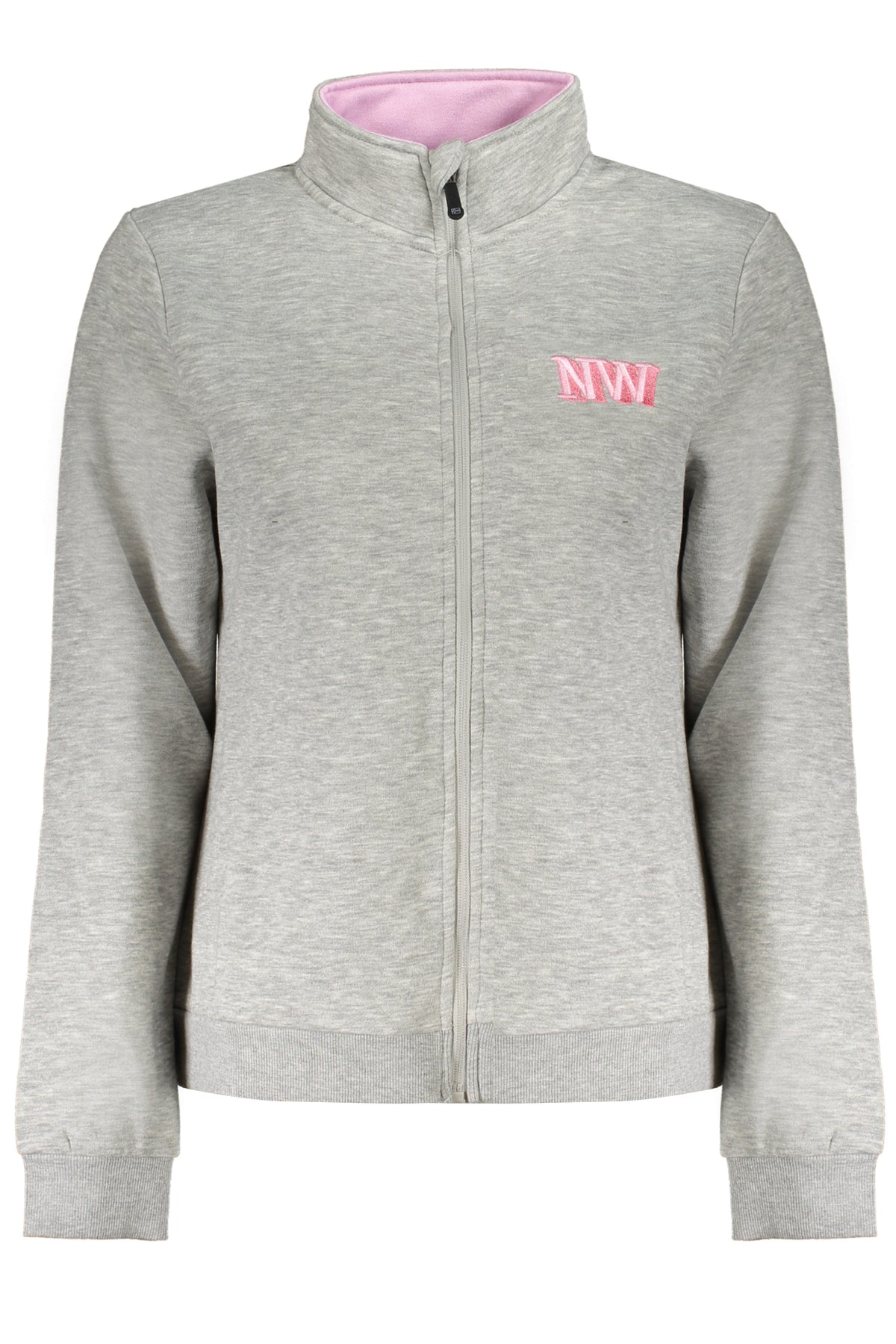 NORWAY 1963 FELPA CON ZIP DONNA GRIGIO