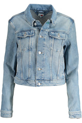 TOMMY HILFIGER GIUBBOTTO IN JEANS DONNA AZZURRO